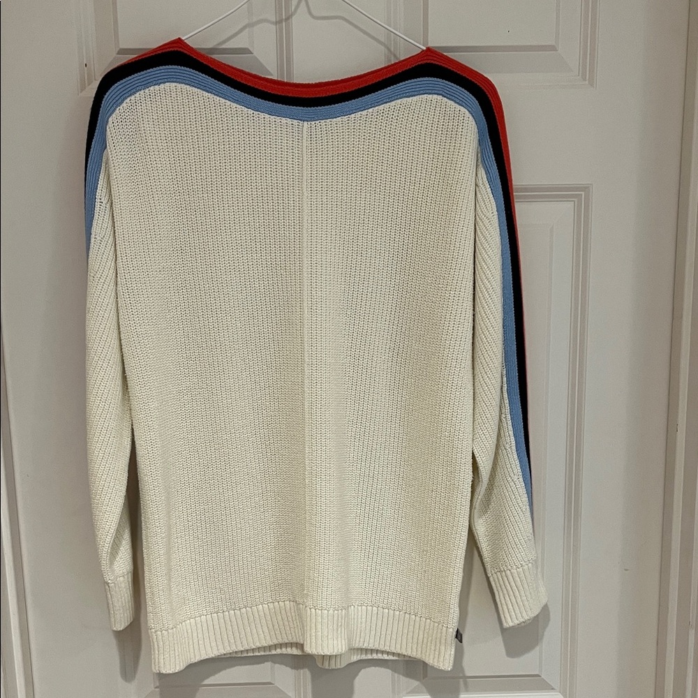 Talbots Cozy Cream Shaker Knit Ski Sweater